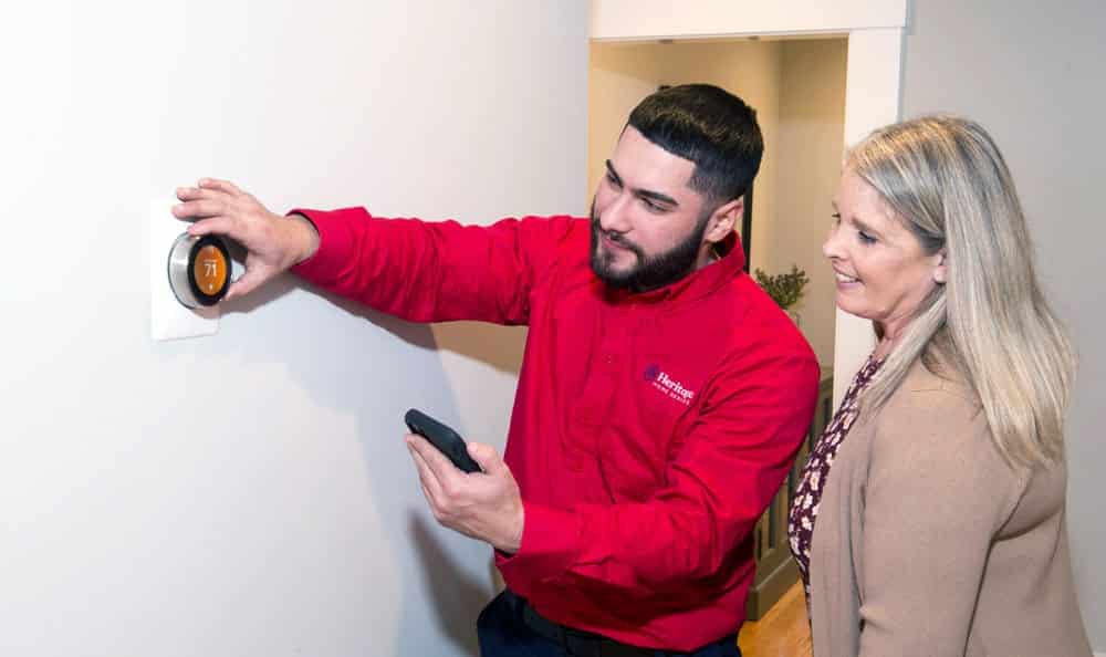 Nest Smart Thermostat Installation In Massachusetts Heritage Home Service