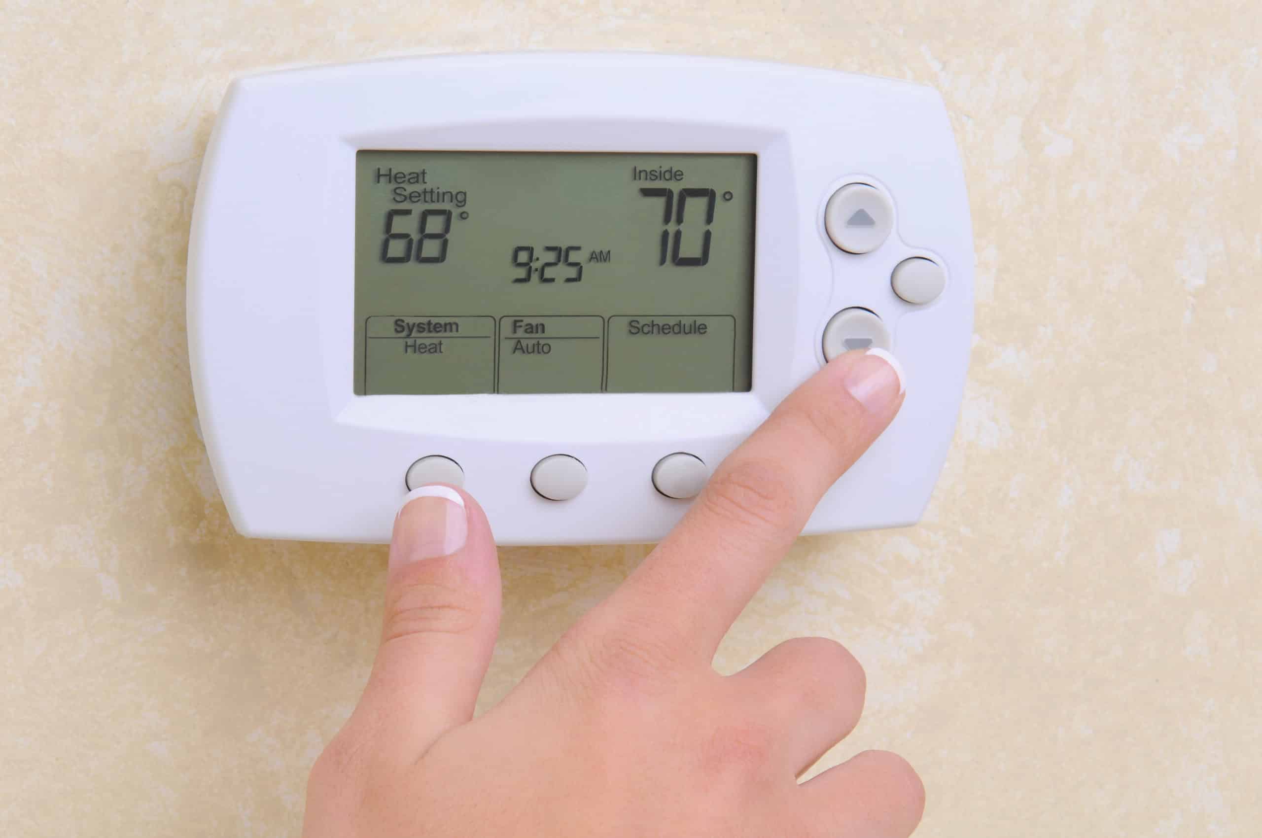 Hand-on thermostat