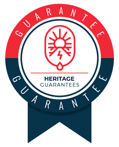 heritage home service guarantee badge