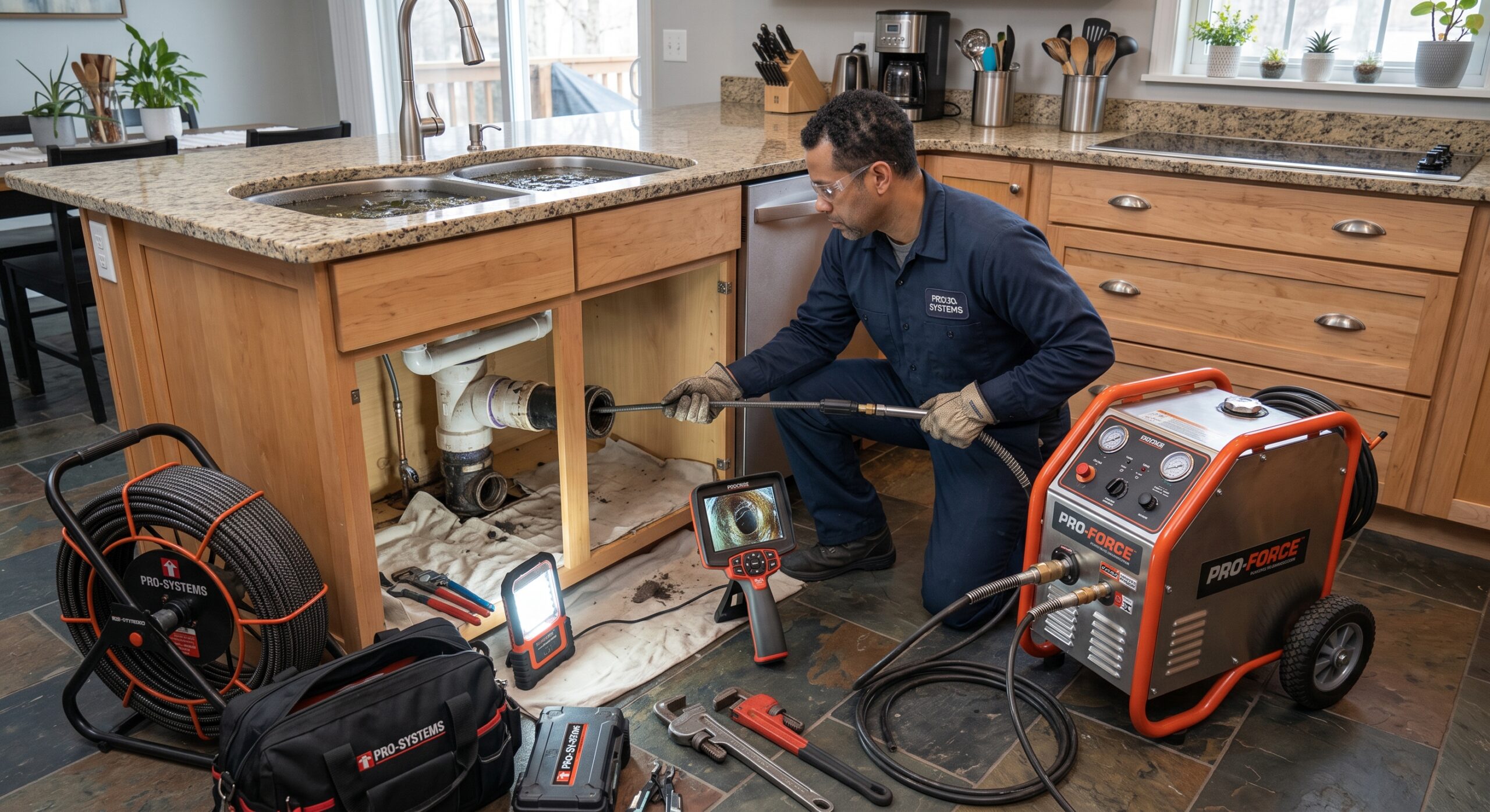 Drain cleaning service